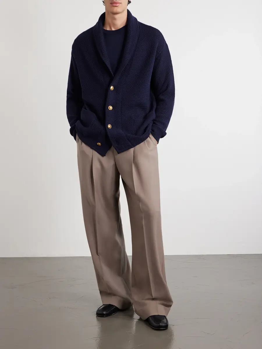 Valentino Garavani Straight-Leg Wool Suit Trousers - Men | Thumbnail 2