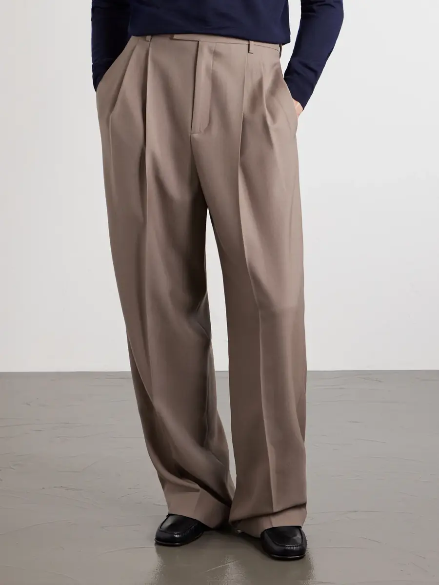 Valentino Garavani Straight-Leg Wool Suit Trousers - Men | Thumbnail 3