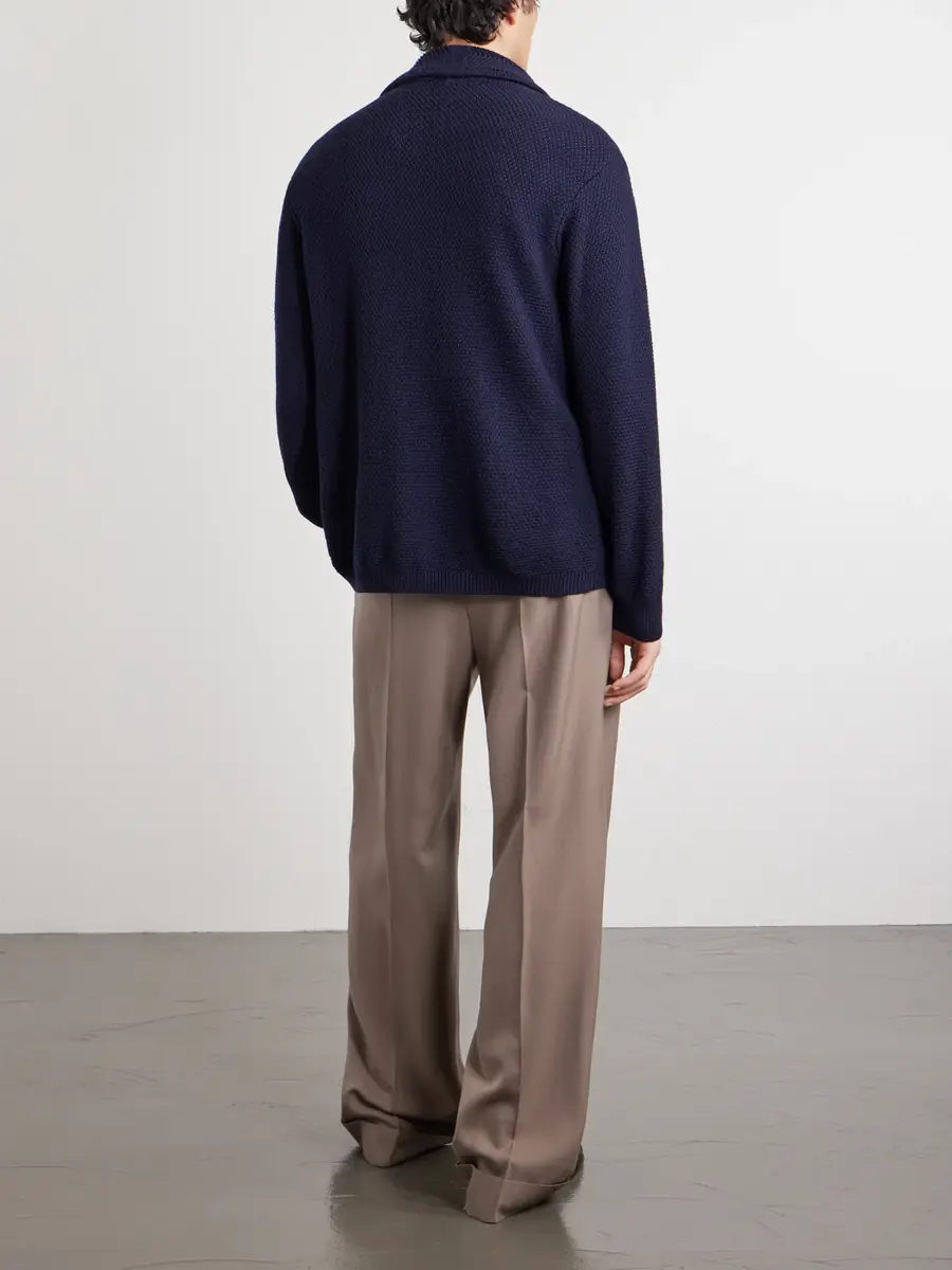 Valentino Garavani Straight-Leg Wool Suit Trousers - Men | Thumbnail 4