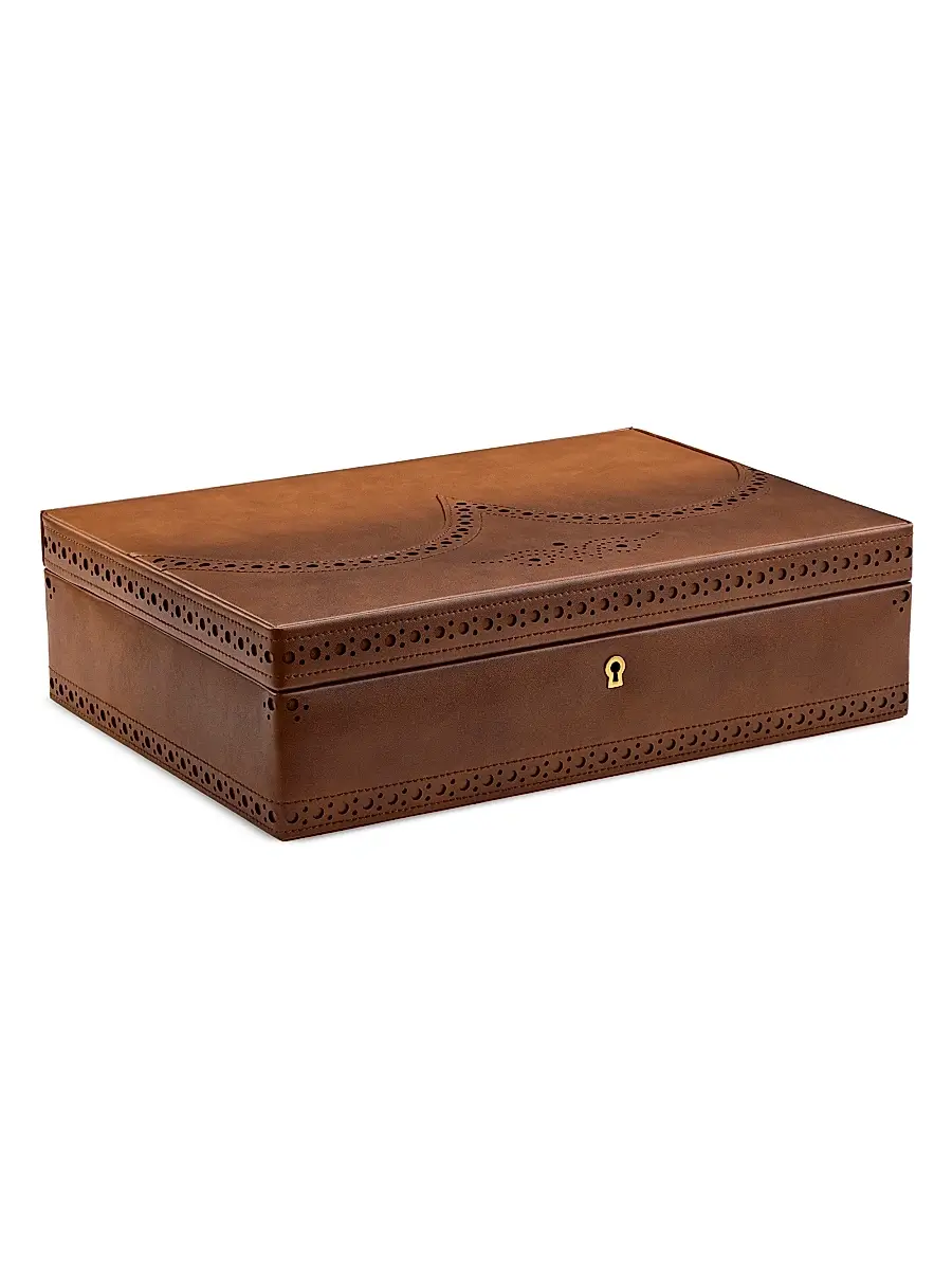 Wolf Designs Brogue 10-Piece Watch Box | Thumbnail 3
