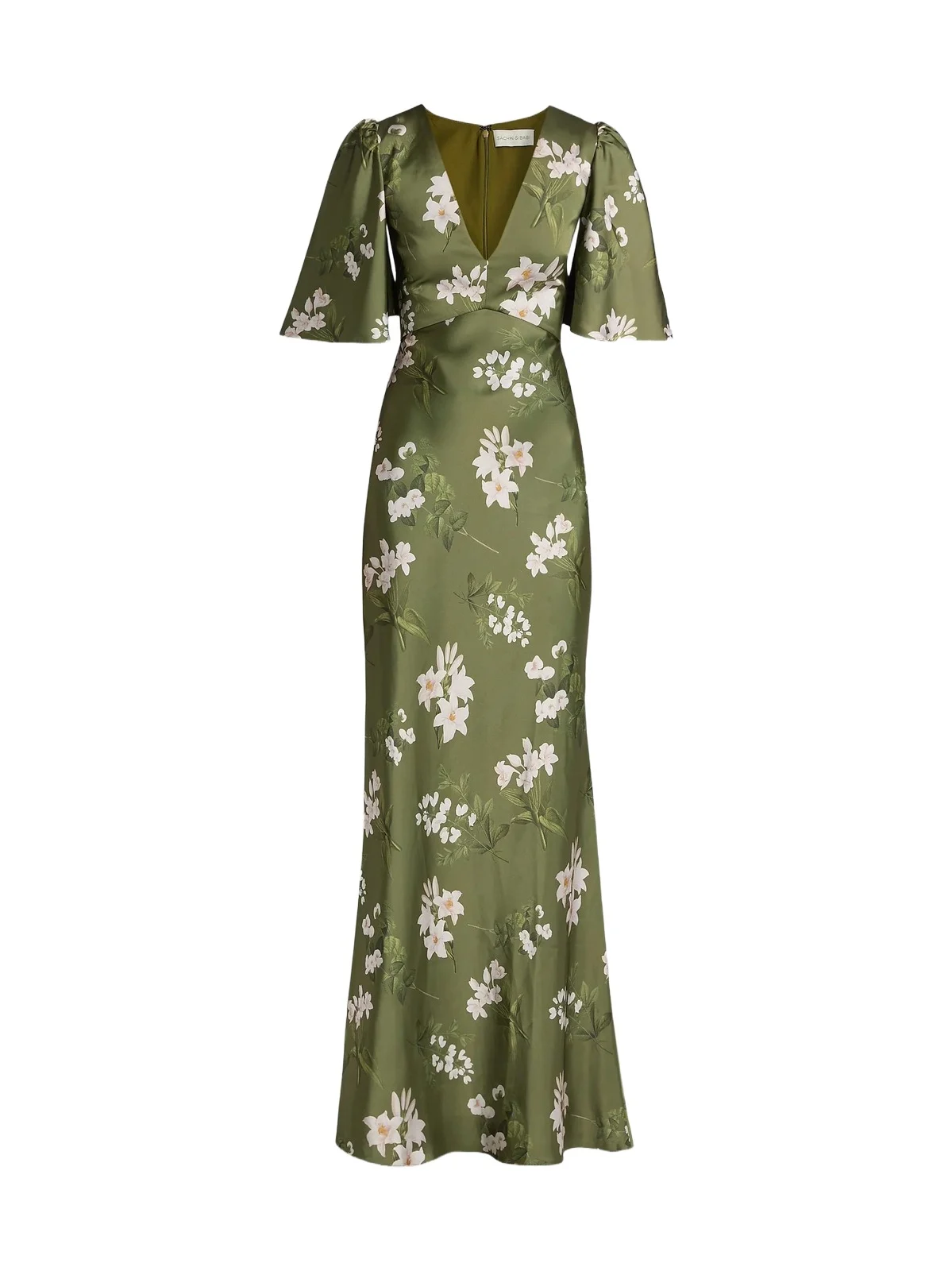 Women's Mae Floral Satin Gown Women's Mae Floral Satin Gown
