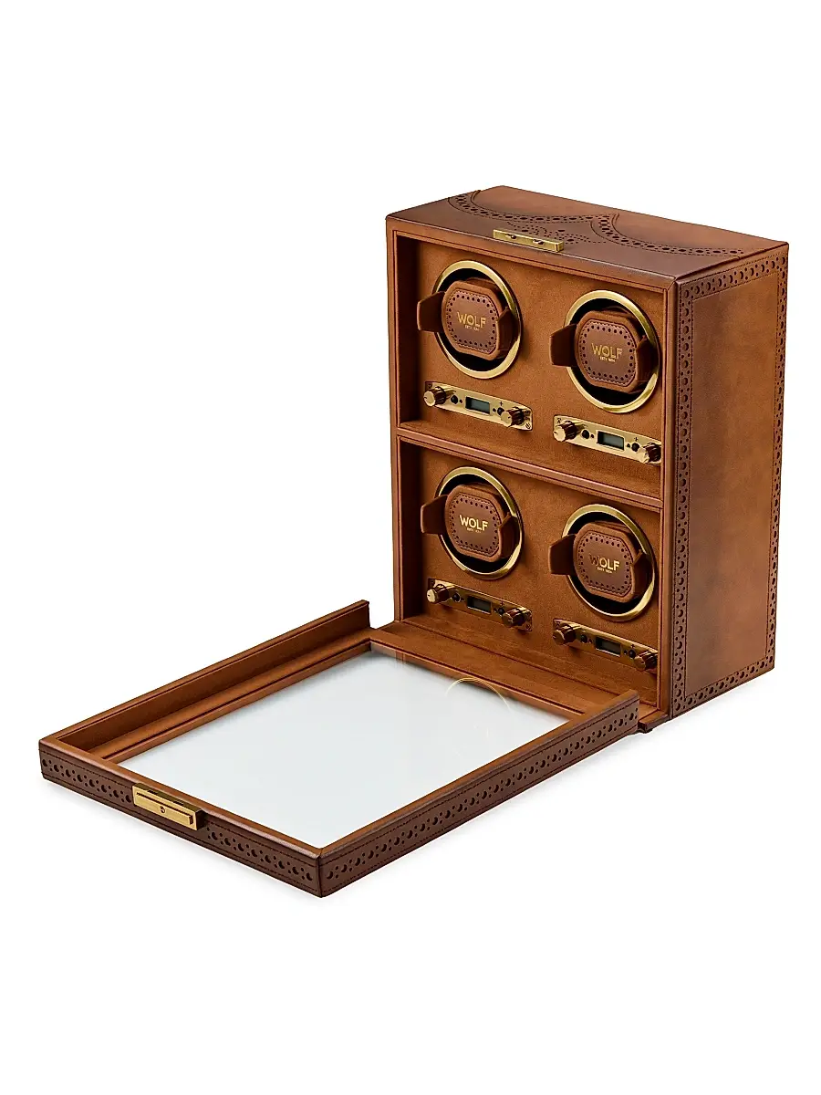 Wolf Designs Brogue 4-Piece Watch Winder | Thumbnail 2