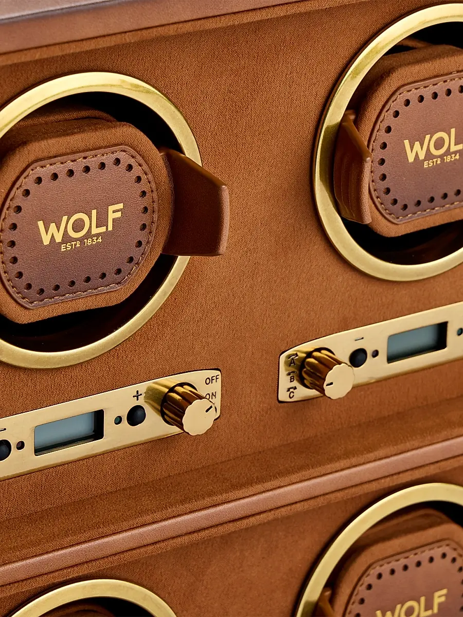 Wolf Designs Brogue 4-Piece Watch Winder | Thumbnail 4