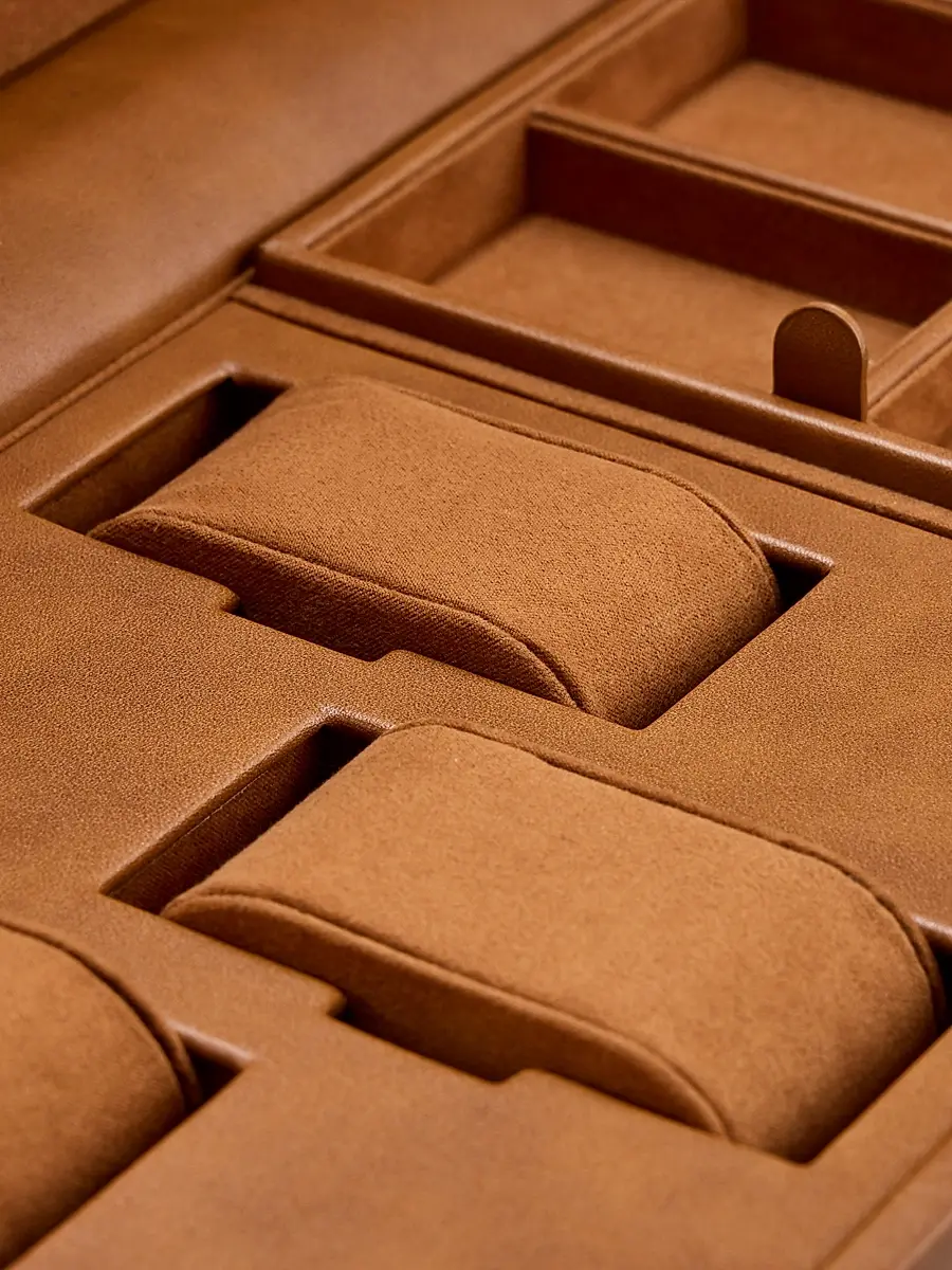 Wolf Designs Brogue Triple Watch Winder Storage Box | Thumbnail 5