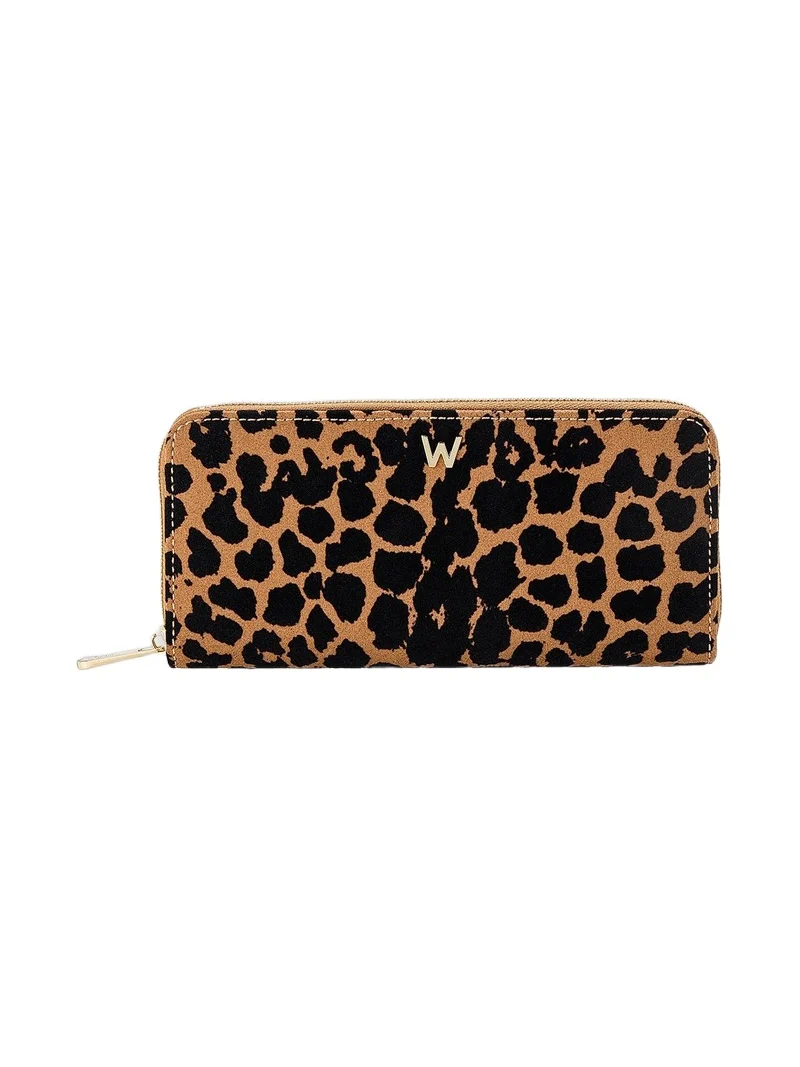 Women's Savanna Leopard Long Zip Wallet