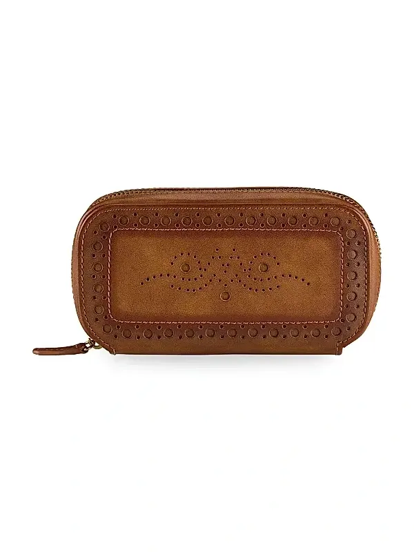 Brogue 2-Piece Watch Zip Case