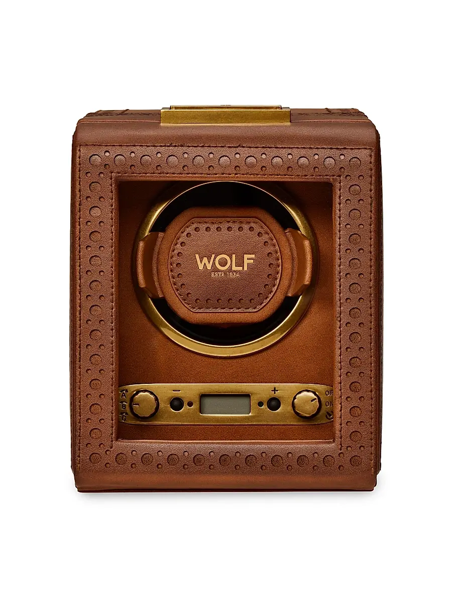 Wolf Designs Brogue Single Watch Winder | Image 1 Wolf Designs Brogue Single Watch Winder | Image 1