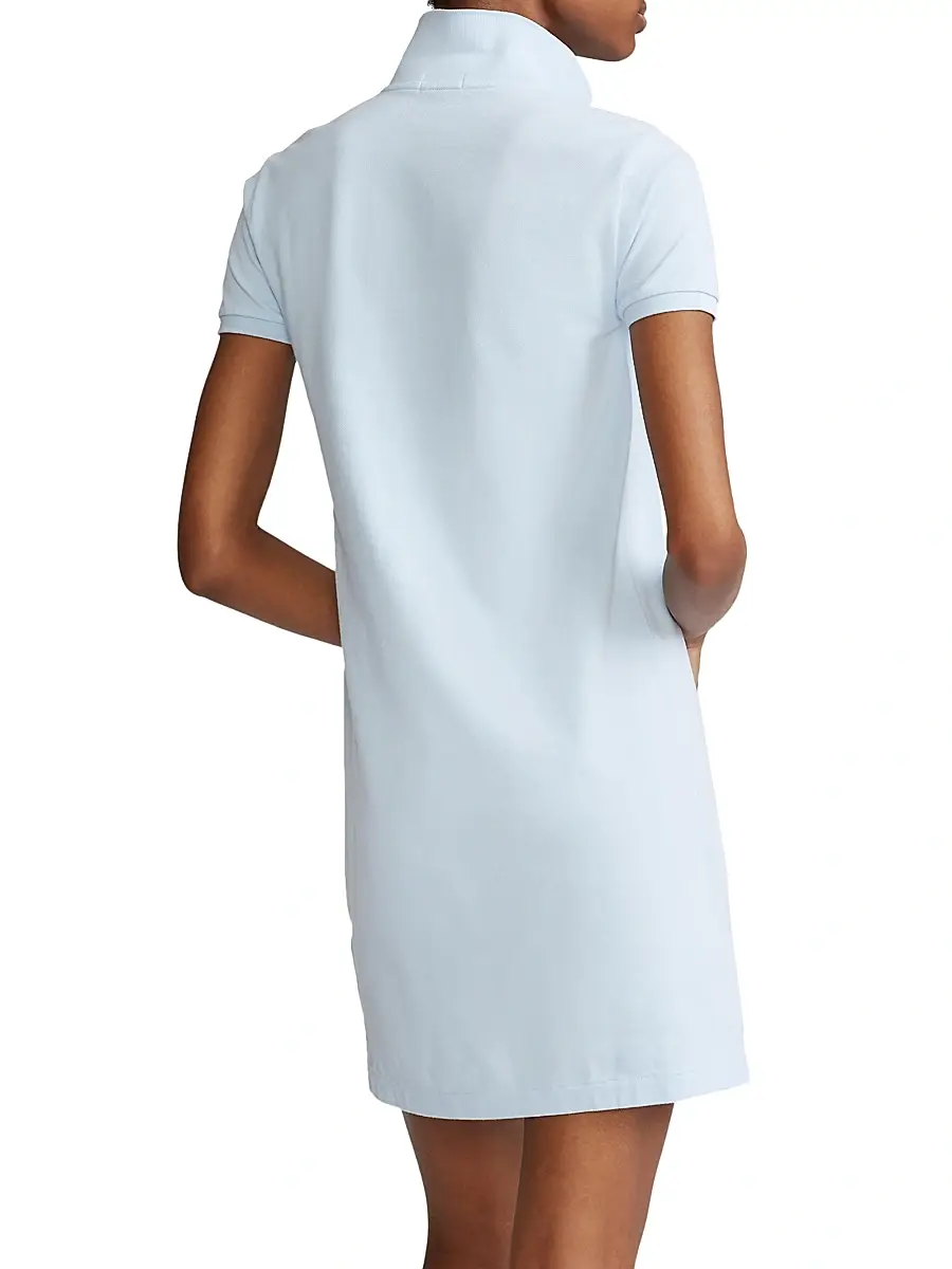 Polo Ralph Lauren Women's Cotton Mesh Short-Sleeve Polo Dress | Thumbnail 4