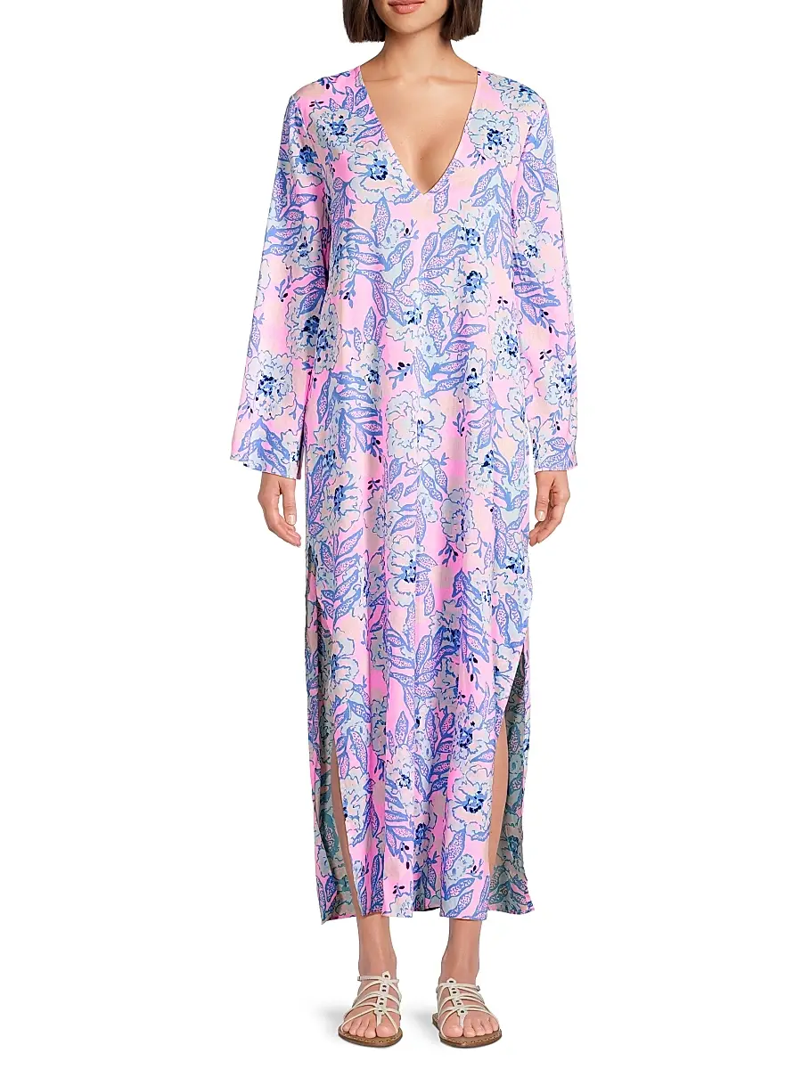Lilly Pulitzer Women's Perry Coverup Maxi Dress - Multi Totally Koalafied | Thumbnail 3 Lilly Pulitzer Women's Perry Coverup Maxi Dress - Multi Totally Koalafied | Thumbnail 3