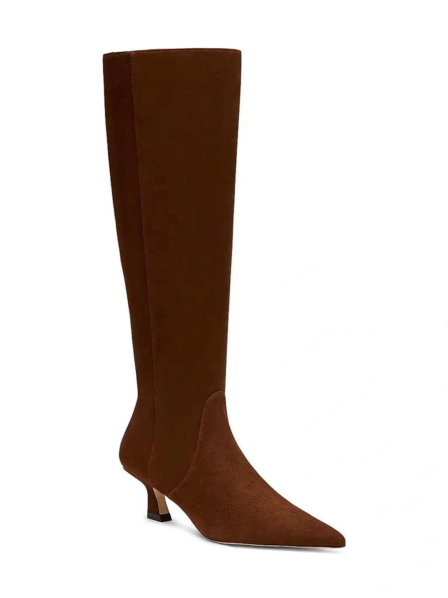 Stuart Weitzman Women's Vinnie 50MM Suede Boots | Thumbnail 2 Stuart Weitzman Women's Vinnie 50MM Suede Boots | Thumbnail 2