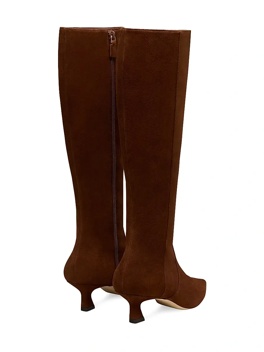Stuart Weitzman Women's Vinnie 50MM Suede Boots | Thumbnail 3 Stuart Weitzman Women's Vinnie 50MM Suede Boots | Thumbnail 3