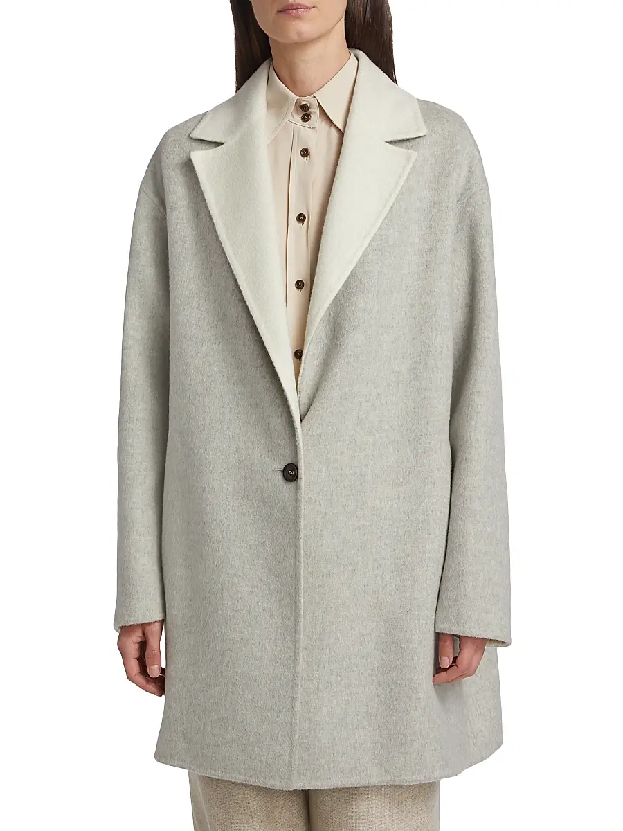 Kiton Women's Two-Tone Cashmere Jacket | Thumbnail 3 Kiton Women's Two-Tone Cashmere Jacket | Thumbnail 3