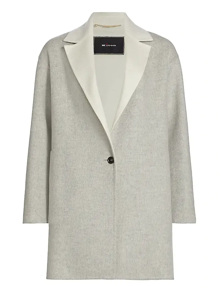 Women's Two-Tone Cashmere Jacket Women's Two-Tone Cashmere Jacket