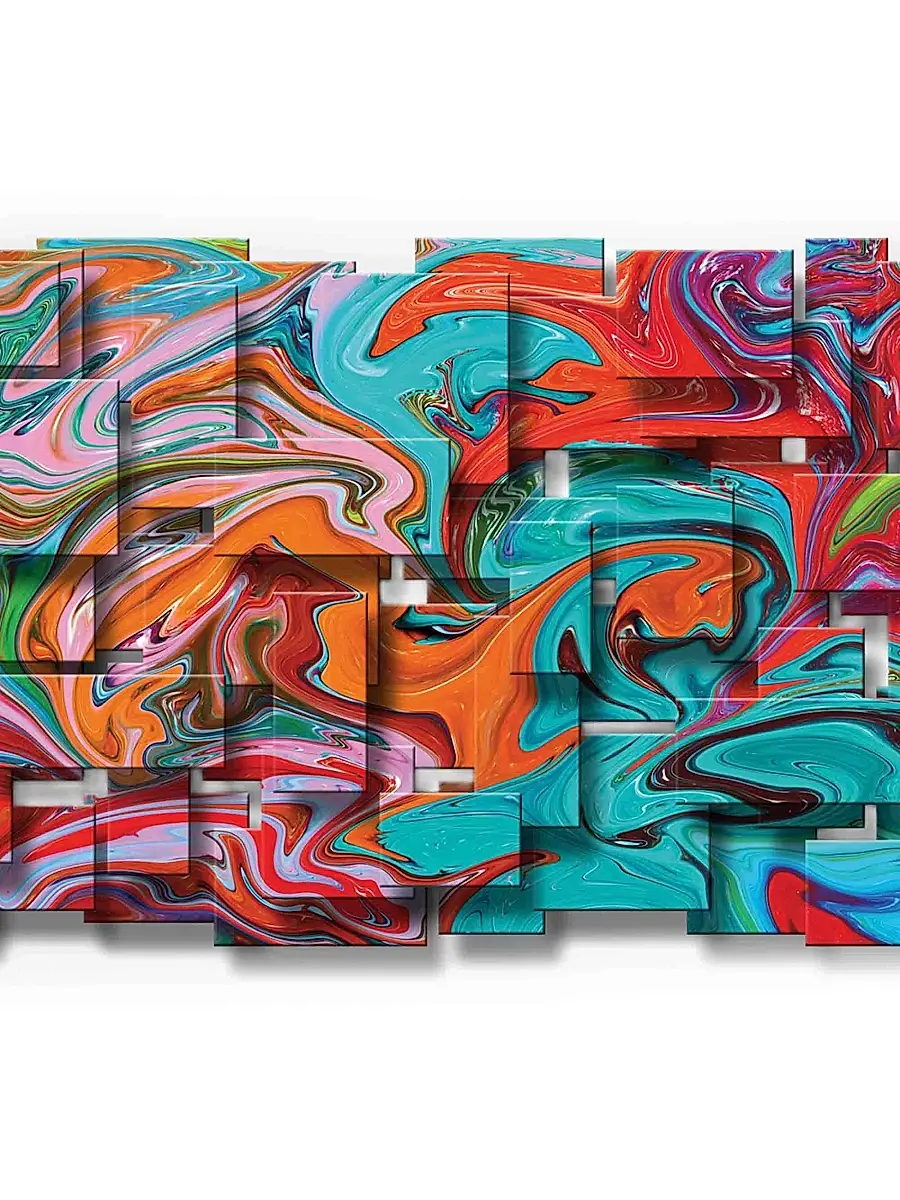 Karo Studios Joy Aluminum & Steel Wall Sculpture | Thumbnail 4 Karo Studios Joy Aluminum & Steel Wall Sculpture | Thumbnail 4