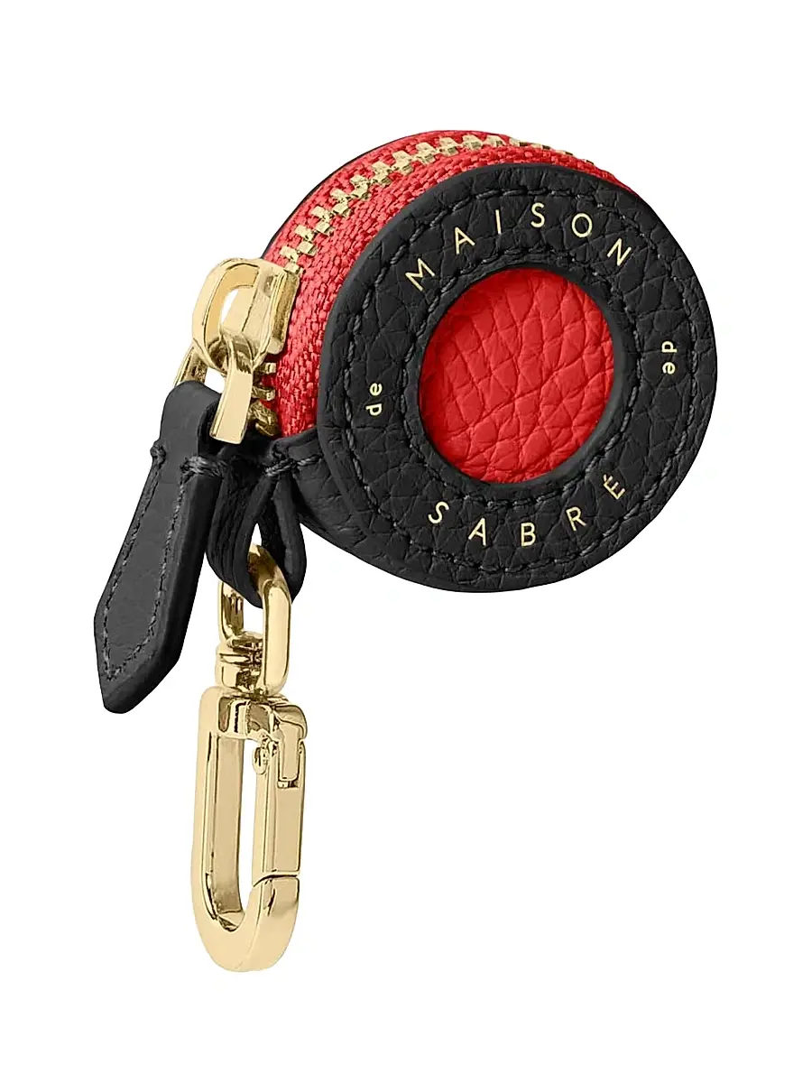 MAISON de SABRÉ Women's Leather AirTag Charm | Thumbnail 3 MAISON de SABRÉ Women's Leather AirTag Charm | Thumbnail 3