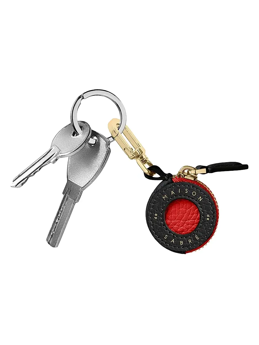MAISON de SABRÉ Women's Leather AirTag Charm | Thumbnail 4 MAISON de SABRÉ Women's Leather AirTag Charm | Thumbnail 4