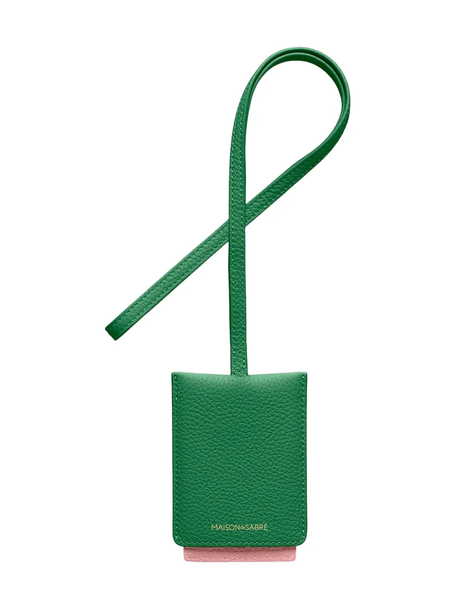 MAISON de SABRÉ Leather ID Lanyard Holder