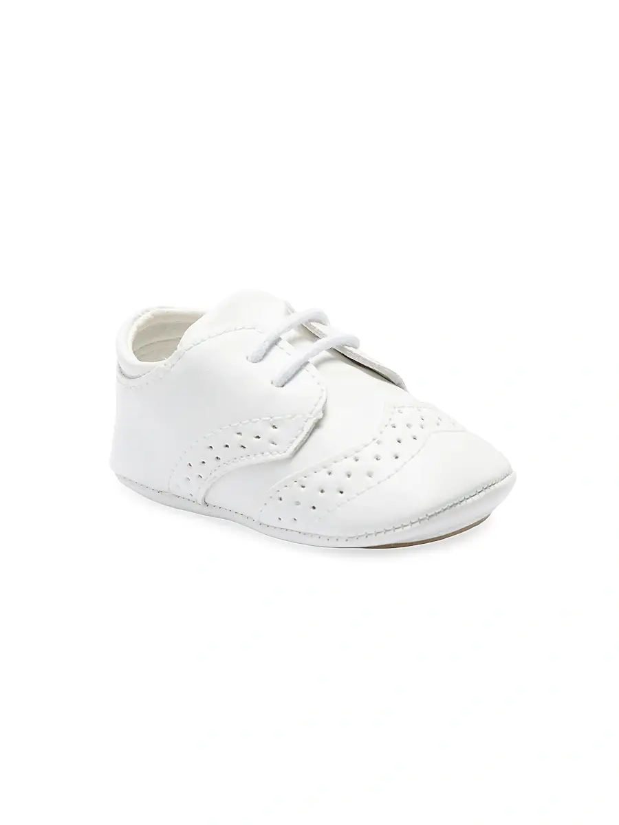 Moustache Baby Boy's Brogue Shoes - White 5 (Baby) | Image 1 Moustache Baby Boy's Brogue Shoes - White 5 (Baby) | Image 1