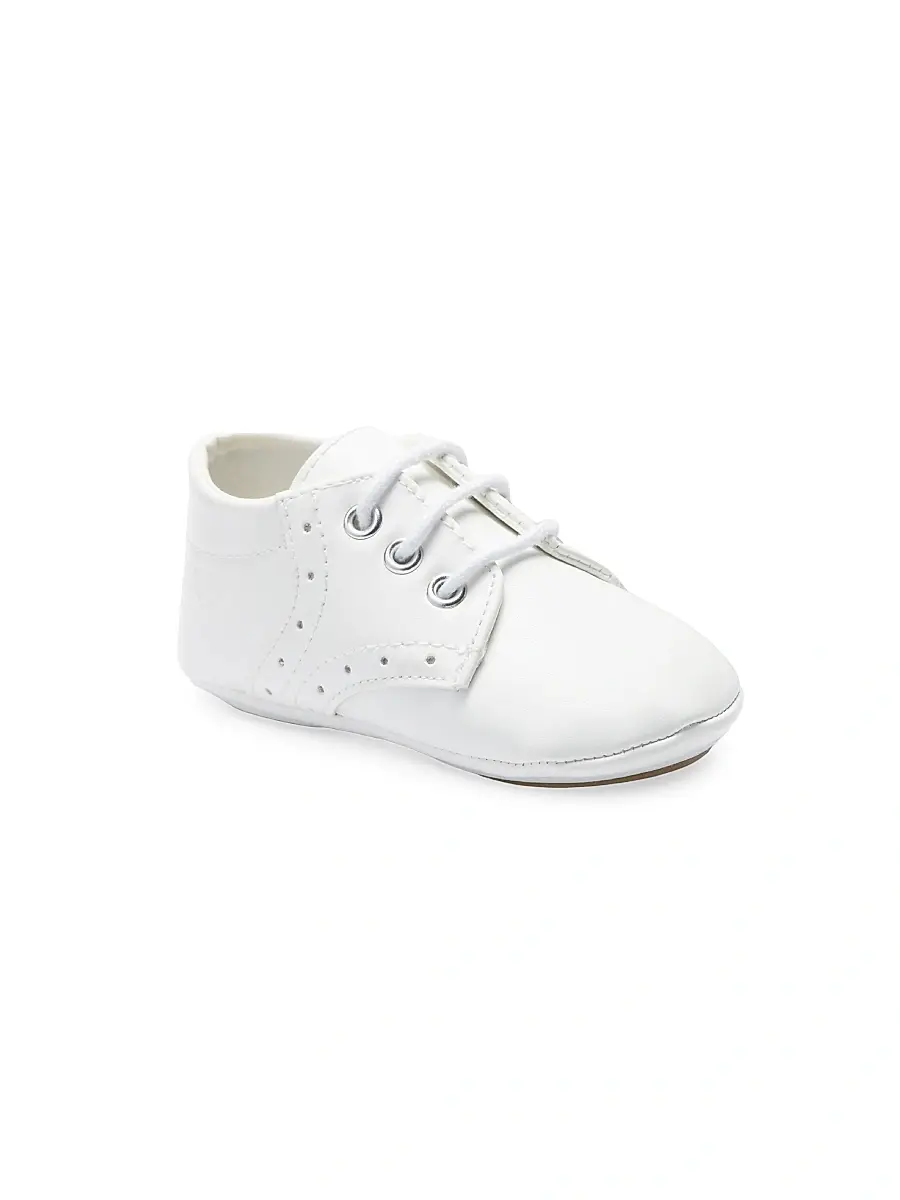 Moustache Baby Boy's Brogue Shoes - White 5 (Baby) | Image 1 Moustache Baby Boy's Brogue Shoes - White 5 (Baby) | Image 1