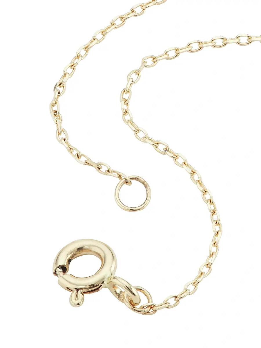 Jia Jia Women's 14K Yellow Gold & Birthstone Pendant Necklace - February | Thumbnail 3