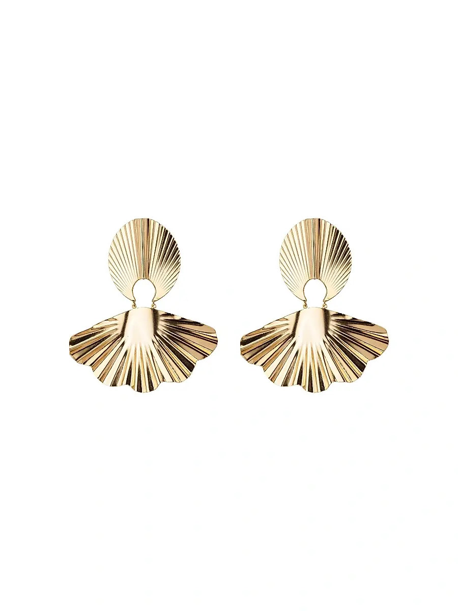 Jennifer Behr Women's Nerissa 18K-Gold-Plated Drop Earrings - Gold | Image 1 Jennifer Behr Women's Nerissa 18K-Gold-Plated Drop Earrings - Gold | Image 1