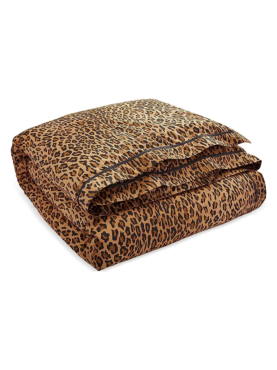 Ralph Lauren Home Montgomery Leopard-Print Cotton Comforter