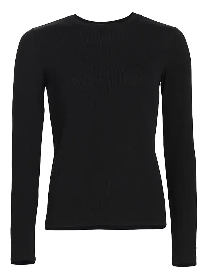 Women's Tess Rib-Knit Crewneck T-Shirt
