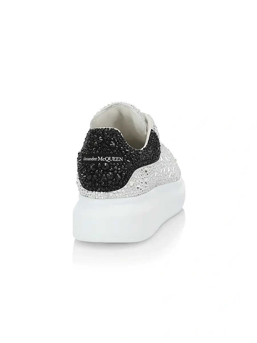 Alexander McQueen Women's Crystal Overiszed Glitter Embellished Chunky Sneakers | Thumbnail 3 Alexander McQueen Women's Crystal Overiszed Glitter Embellished Chunky Sneakers | Thumbnail 3