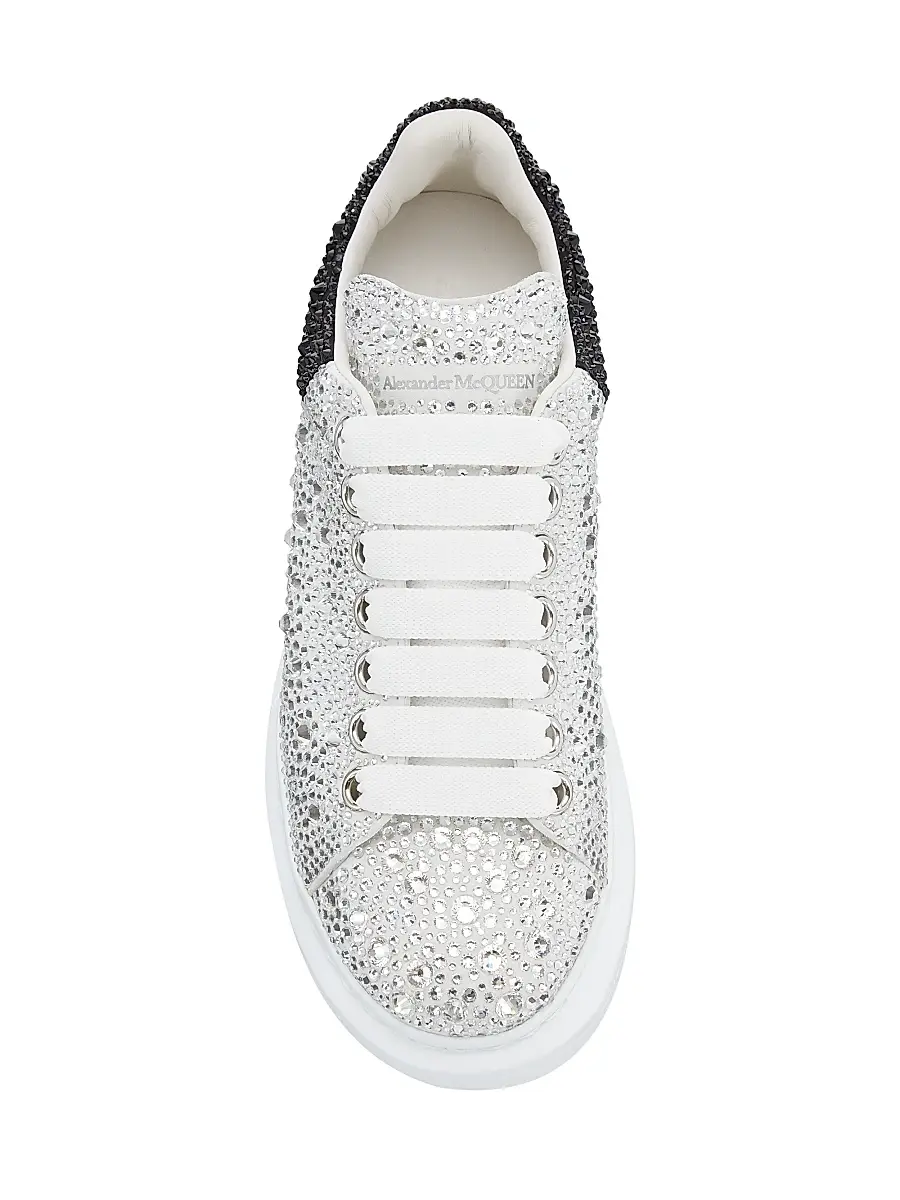 Alexander McQueen Women's Crystal Overiszed Glitter Embellished Chunky Sneakers | Thumbnail 5 Alexander McQueen Women's Crystal Overiszed Glitter Embellished Chunky Sneakers | Thumbnail 5