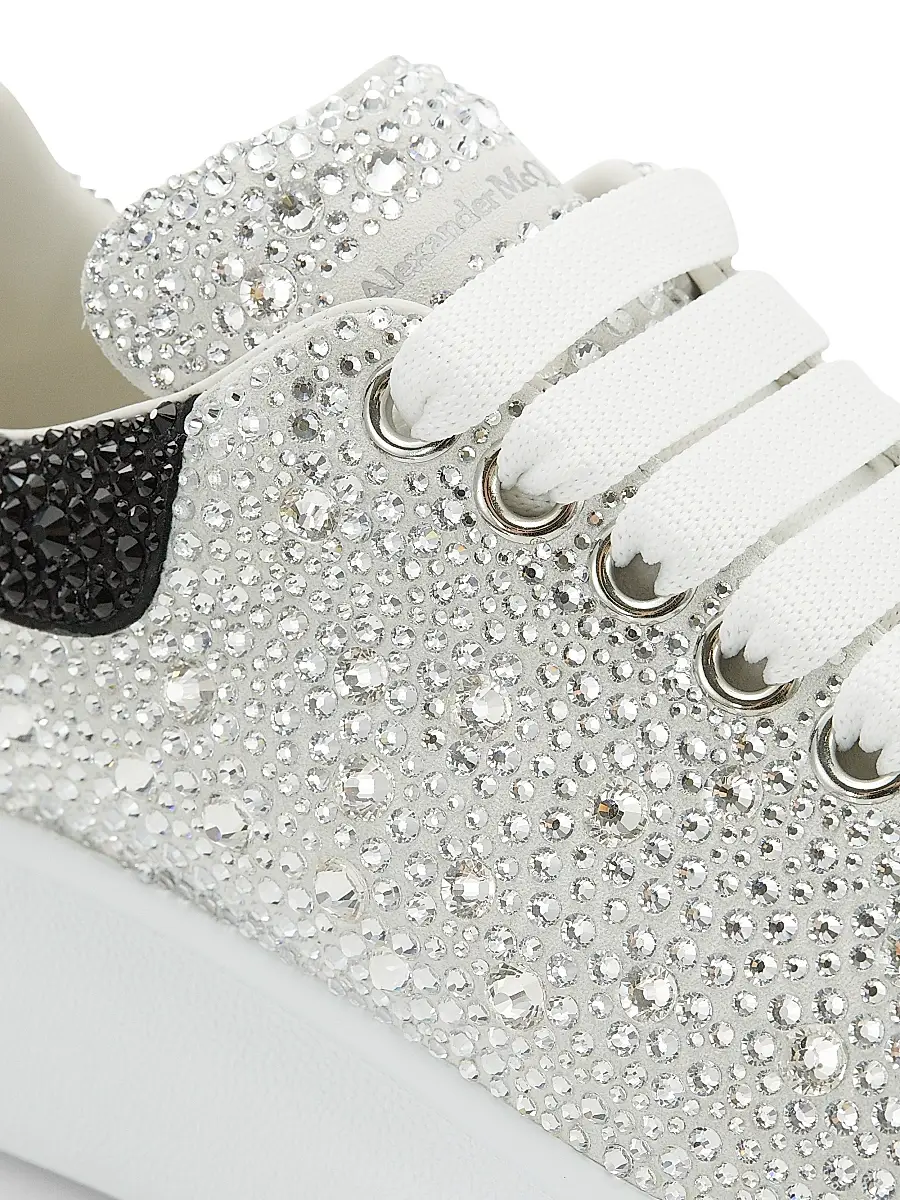 Alexander McQueen Women's Crystal Overiszed Glitter Embellished Chunky Sneakers | Thumbnail 6 Alexander McQueen Women's Crystal Overiszed Glitter Embellished Chunky Sneakers | Thumbnail 6