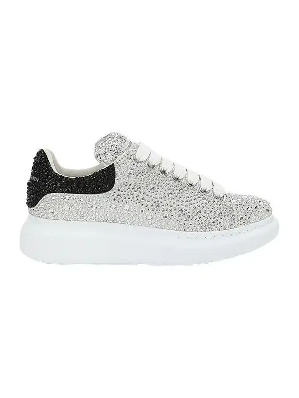 Women's Crystal Overiszed Glitter Embellished Chunky Sneakers