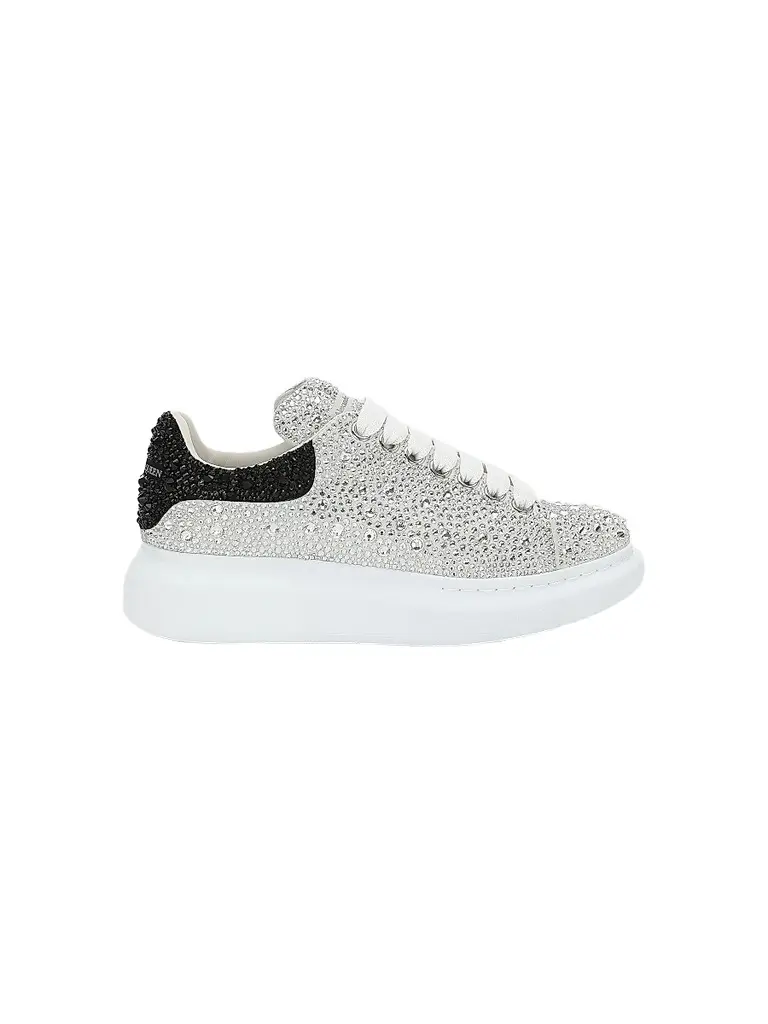 Alexander McQueen Women's Crystal Overiszed Glitter Embellished Chunky Sneakers | Image 1 Alexander McQueen Women's Crystal Overiszed Glitter Embellished Chunky Sneakers | Image 1