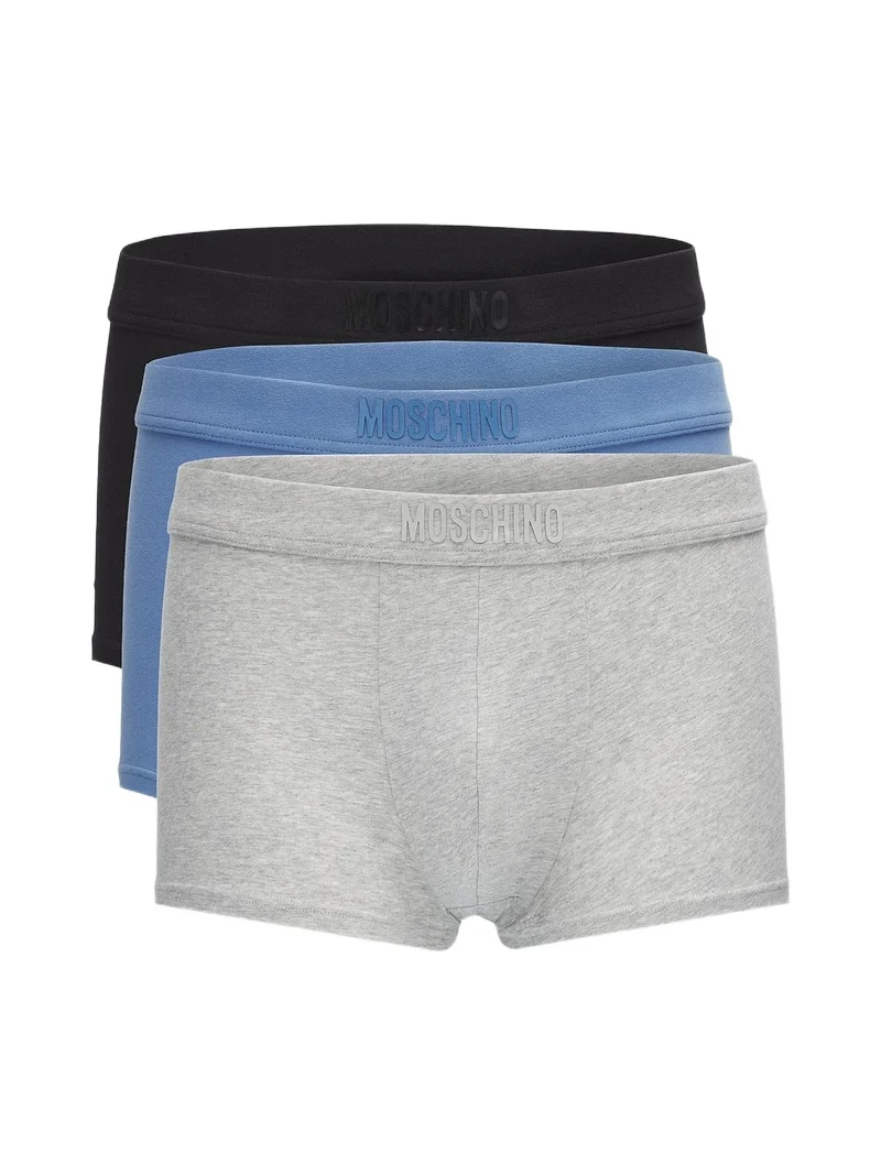 Men's Tonal Logo Stretch-Jersey Trunk Brief 3-Pack Men's Tonal Logo Stretch-Jersey Trunk Brief 3-Pack