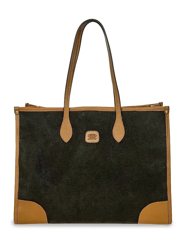Bric's Men's Life Faux-Suede Tote Bag