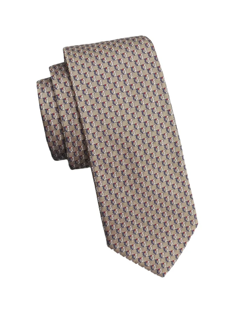 Men's Barzio Printed Silk Tie