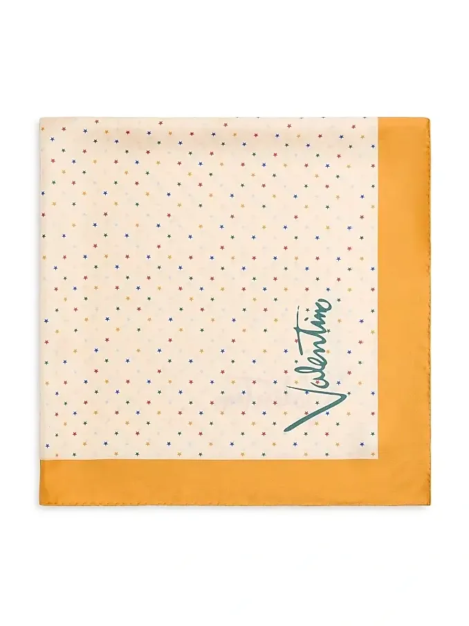 Women's Starry Silk Scarf