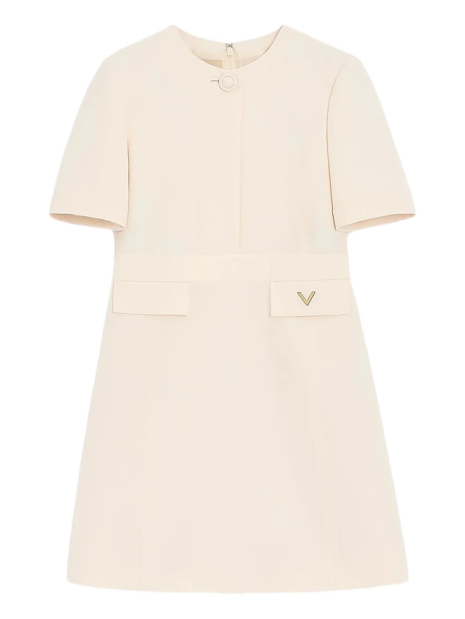 Women's Crepe Couture Short Dress