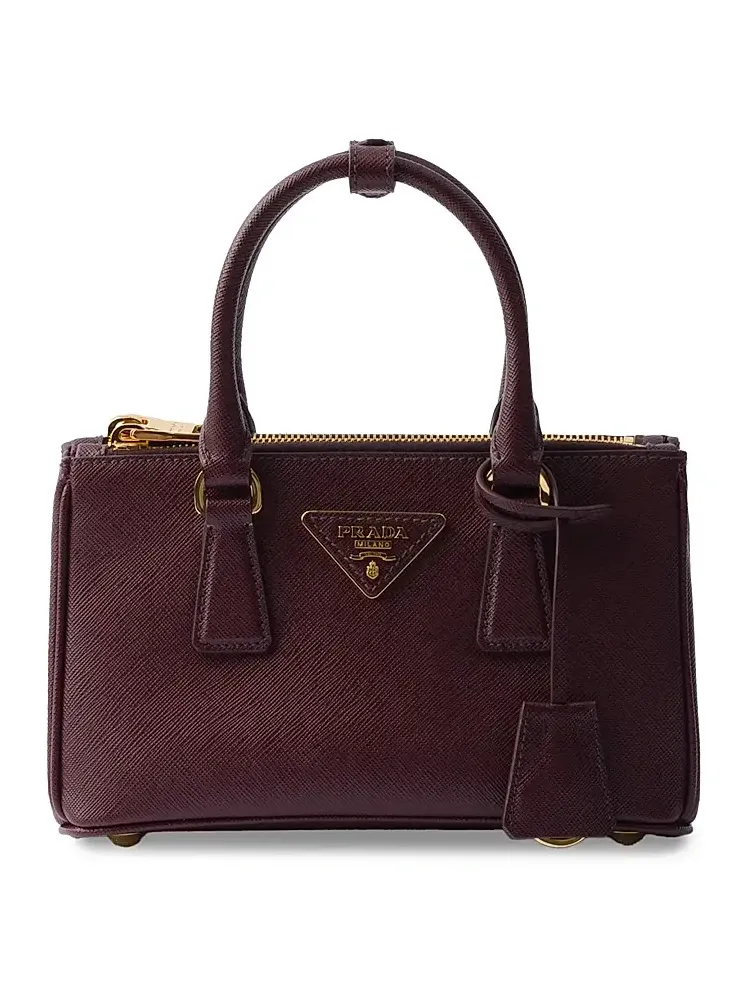 Women's Galleria Saffiano Leather Mini Top Handle Bag Women's Galleria Saffiano Leather Mini Top Handle Bag