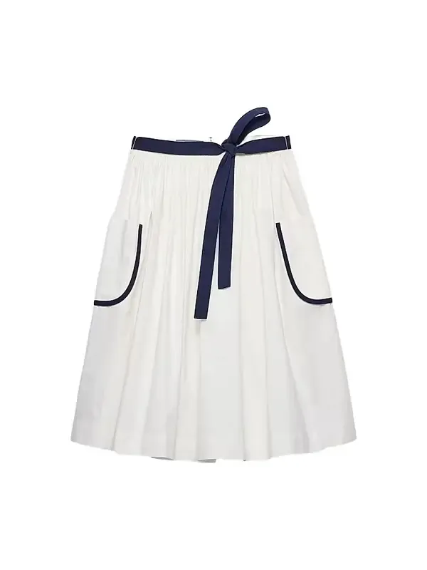 Women's Slubbed Toile Skirt