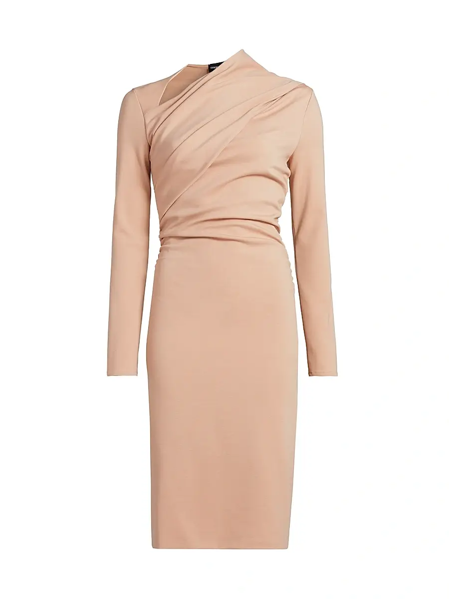 Giorgio Armani Women's Draped Jersey Sheath Dress