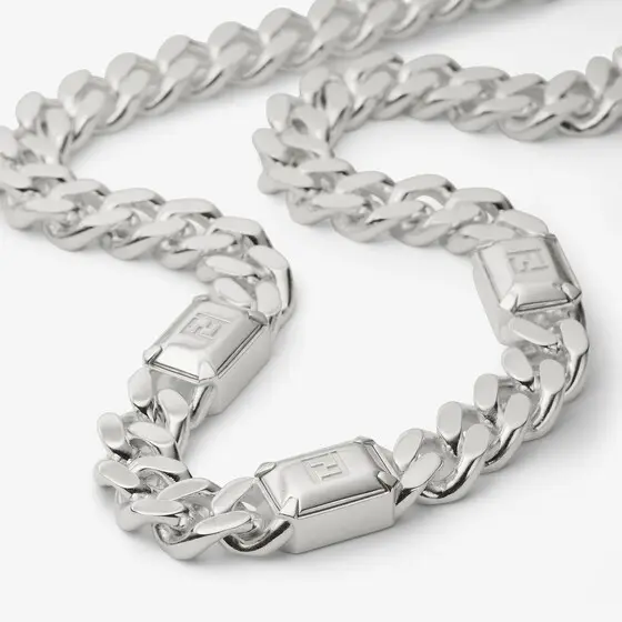 Fendi Chain link necklace made of sterling 925 | Thumbnail 2