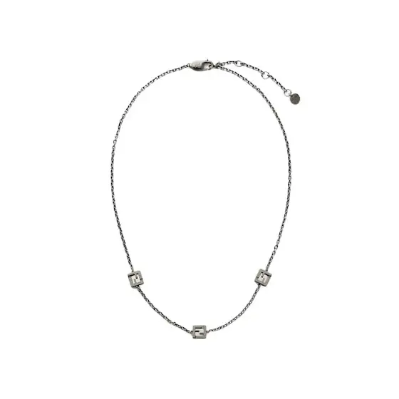 Fendi Ff Cube Necklace | Image 1 Fendi Ff Cube Necklace | Image 1