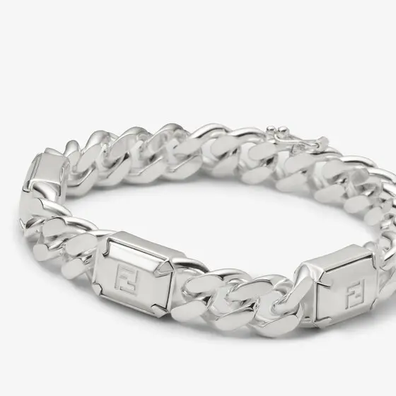 Fendi Bracelet with chain link, made of sterling 925 | Thumbnail 2