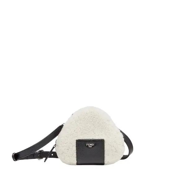 Fendi Onigiri-shaped mini-bag with zip closure | Image 1 Fendi Onigiri-shaped mini-bag with zip closure | Image 1