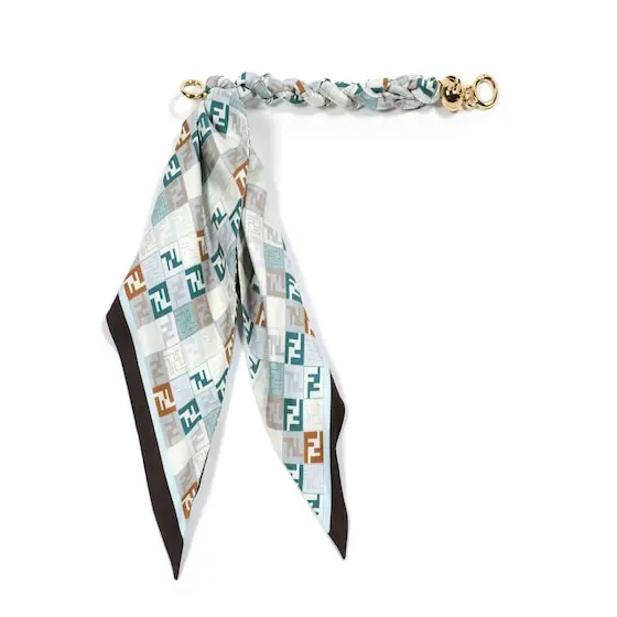 Fendi Twist charm with double snap hook and boule decorated | Image 1 Fendi Twist charm with double snap hook and boule decorated | Image 1
