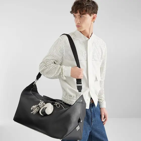 Fendi Belt with buckle and engraved FF motif | Thumbnail 3