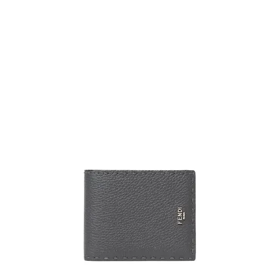 Fendi Bi-fold wallet features four card slots, a pocket | Image 1 Fendi Bi-fold wallet features four card slots, a pocket | Image 1