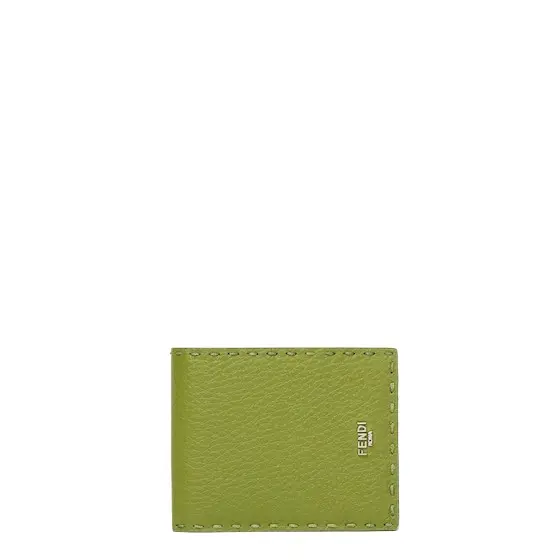 Fendi Bi-fold wallet features four card slots, a pocket | Image 1 Fendi Bi-fold wallet features four card slots, a pocket | Image 1