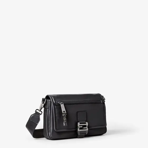 Fendi Flux Messenger bag made of black, smooth calfskin | Thumbnail 3 Fendi Flux Messenger bag made of black, smooth calfskin | Thumbnail 3
