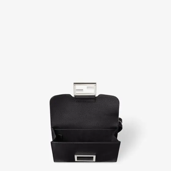 Fendi Baguette® Double Bag, made of black full-grain leather | Thumbnail 5 Fendi Baguette® Double Bag, made of black full-grain leather | Thumbnail 5